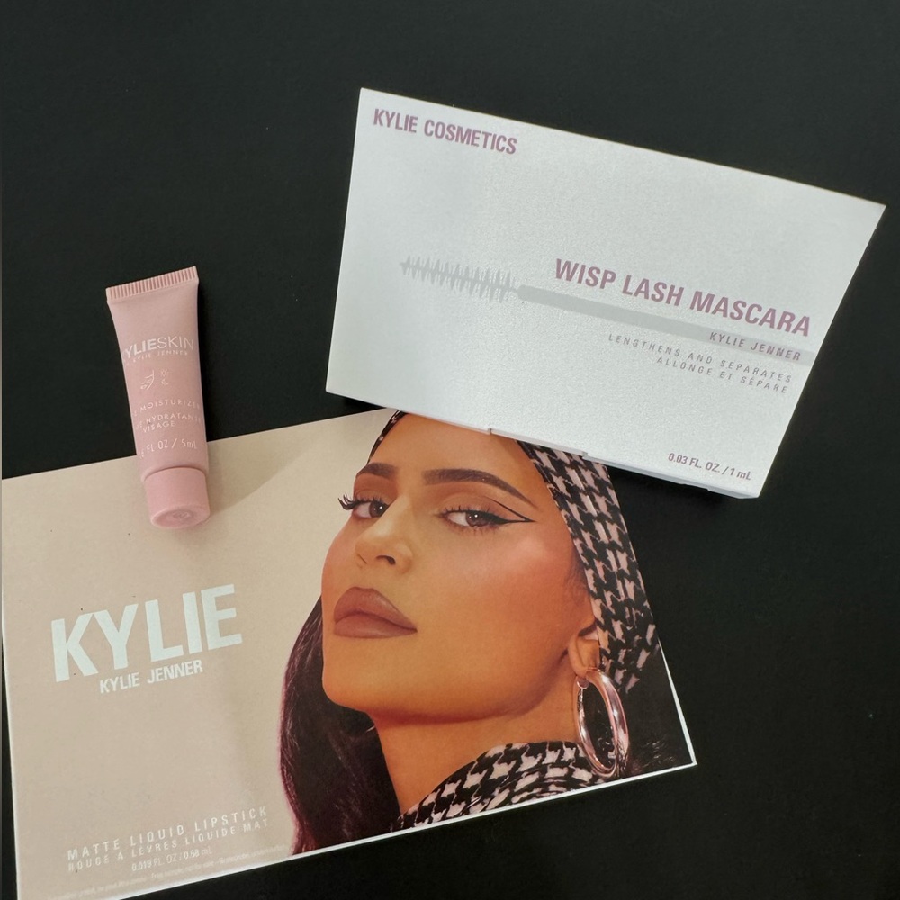 NEW Kylie Cosmetics Bundle Wisp Lash Mascara - Lipstick - Moisturizer - Travel